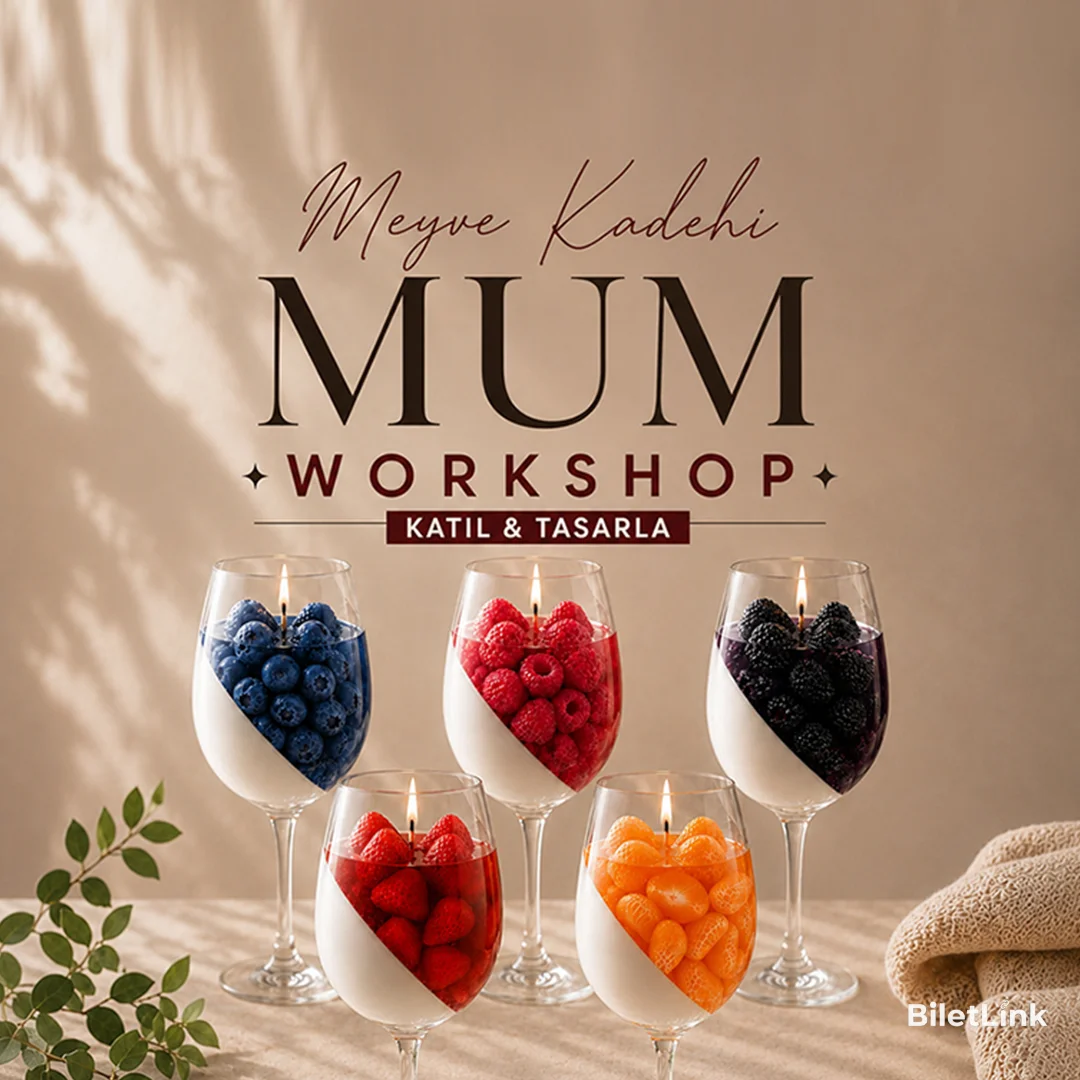 Meyve Kadehi Mum Workshop | Ankara Mum Atölyesi