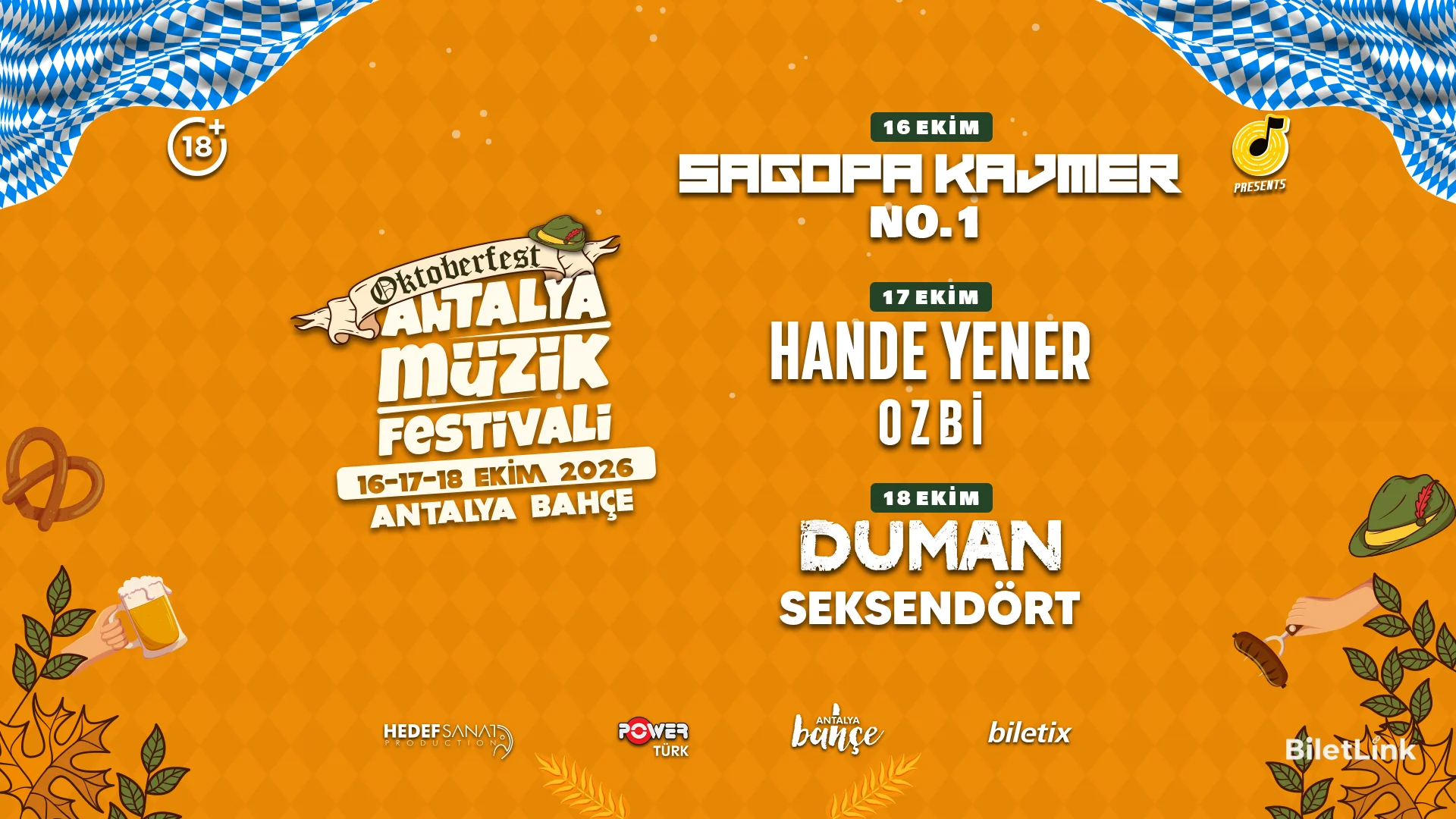 Oktoberfest X Antalya Müzik Festivali - 1.Gün (Sagopa Kajmer - No.1)